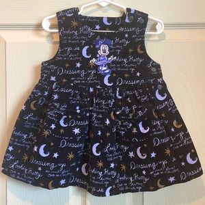 Vintage Disney store Minnie Mouse pinafore dress 12 months